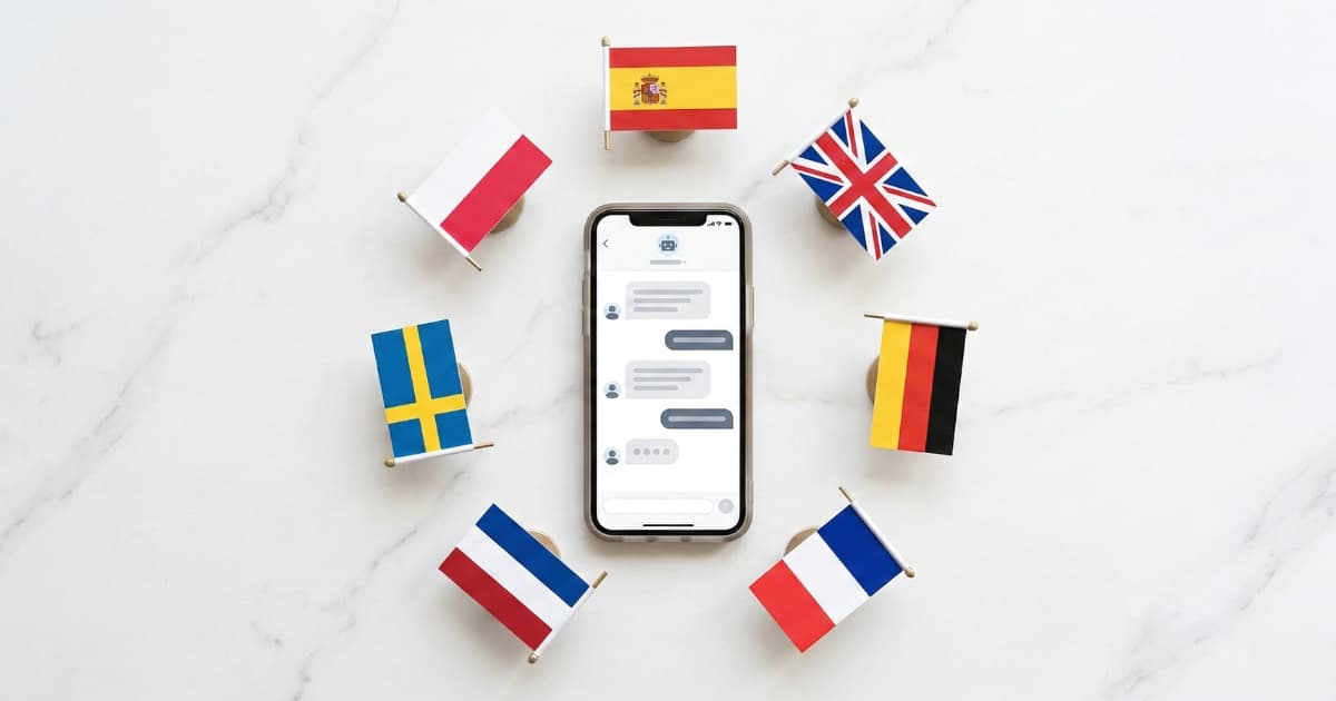 AI chatbot serving customers in Marbella in multiple languages