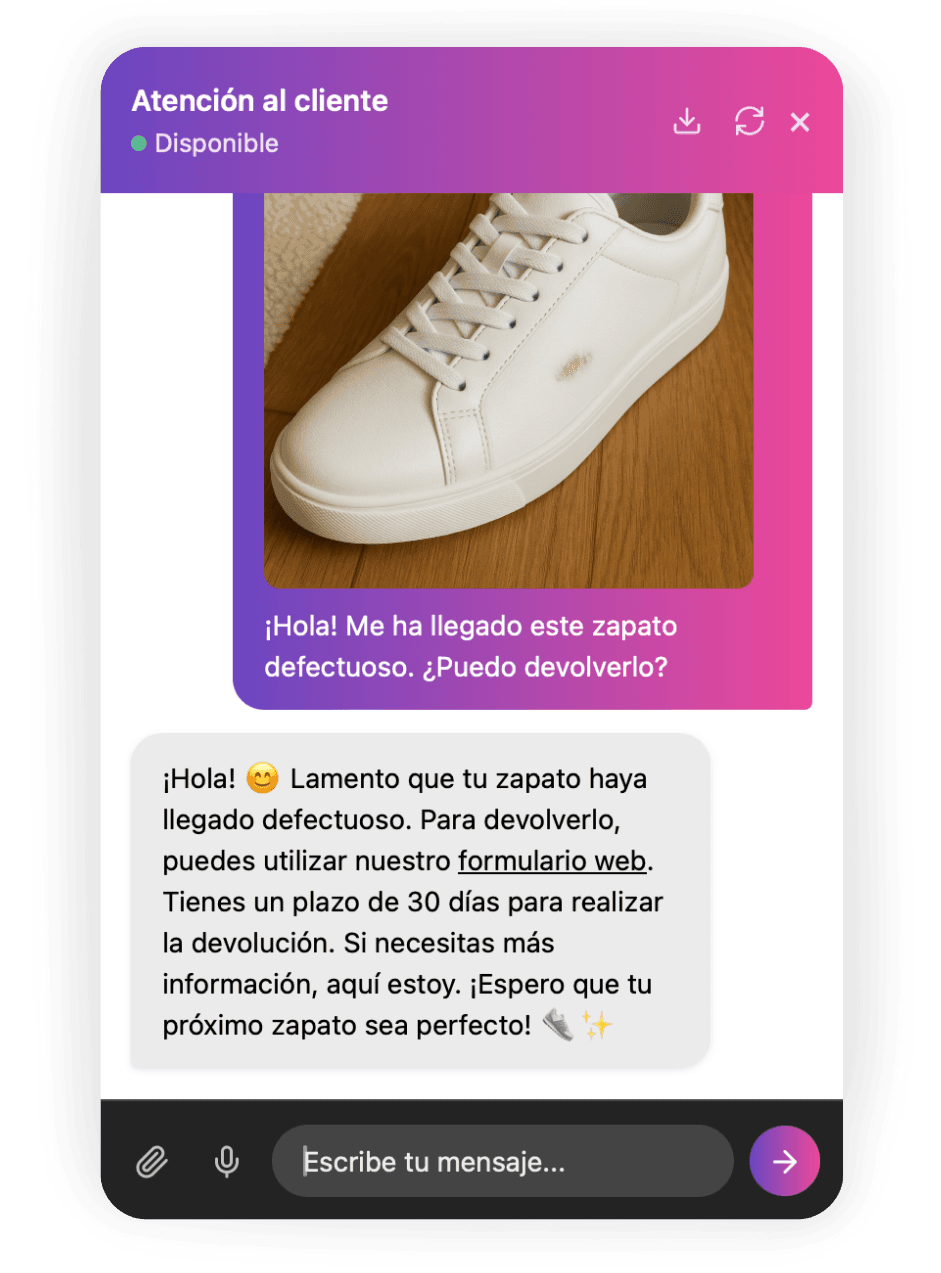 Widget con capacidad multimedia