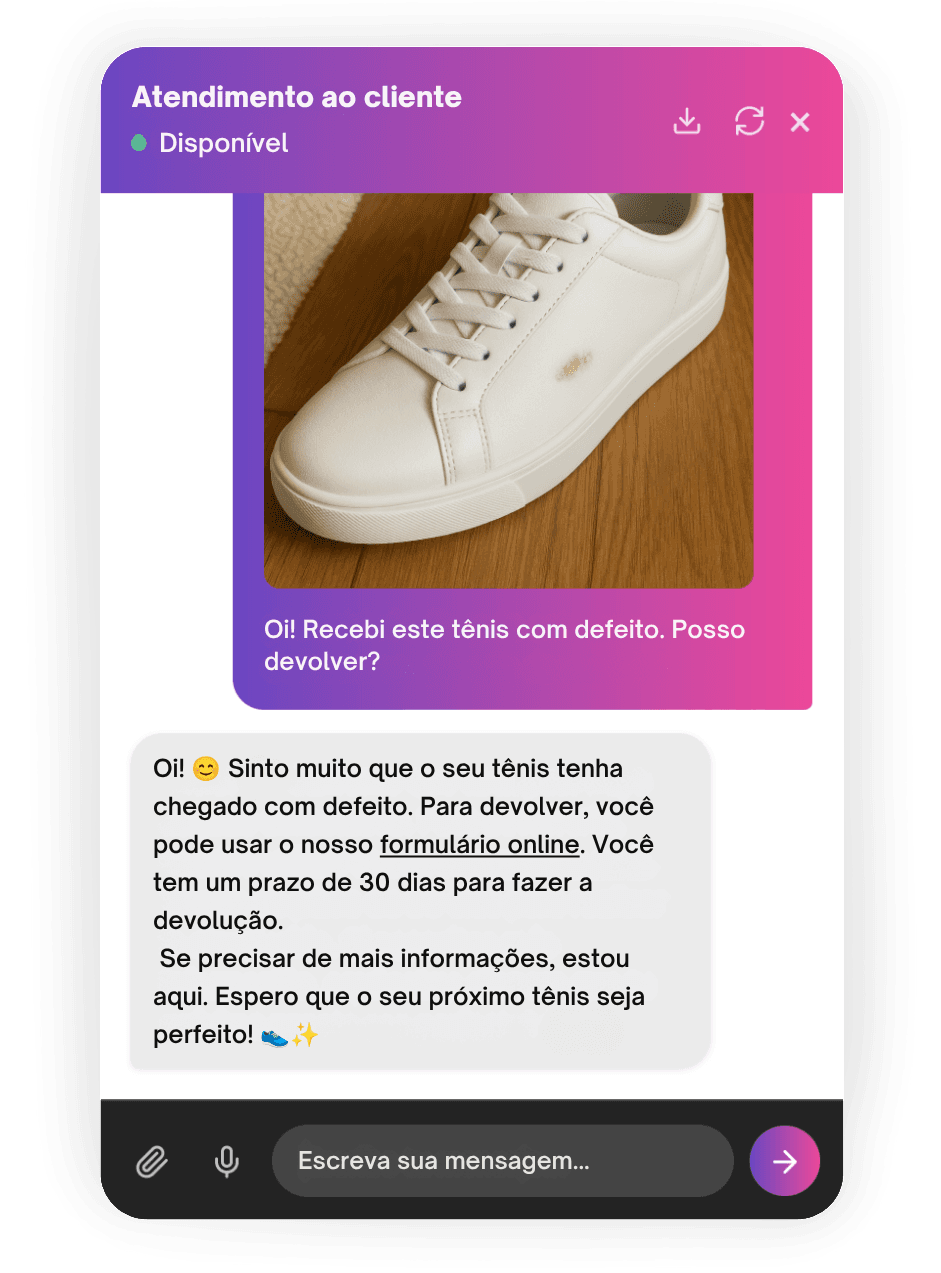 Widget com capacidade multimídia