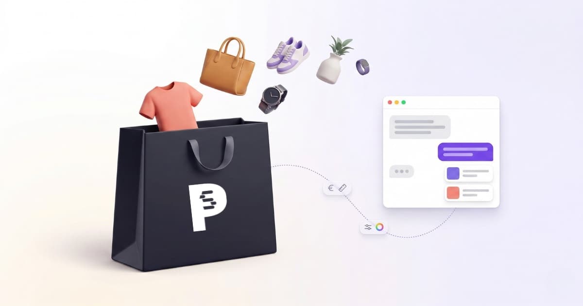 Chatbot con IA conectado a PrestaShop filtrando productos por precio, talla y stock en tiempo real