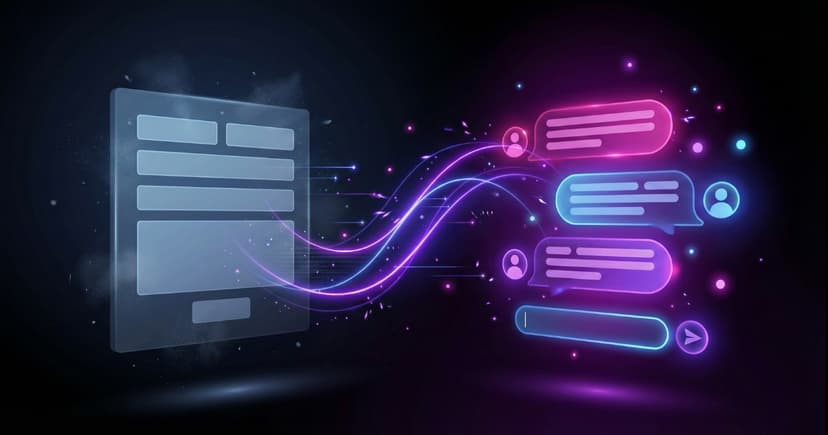 Contact form vs chatbot